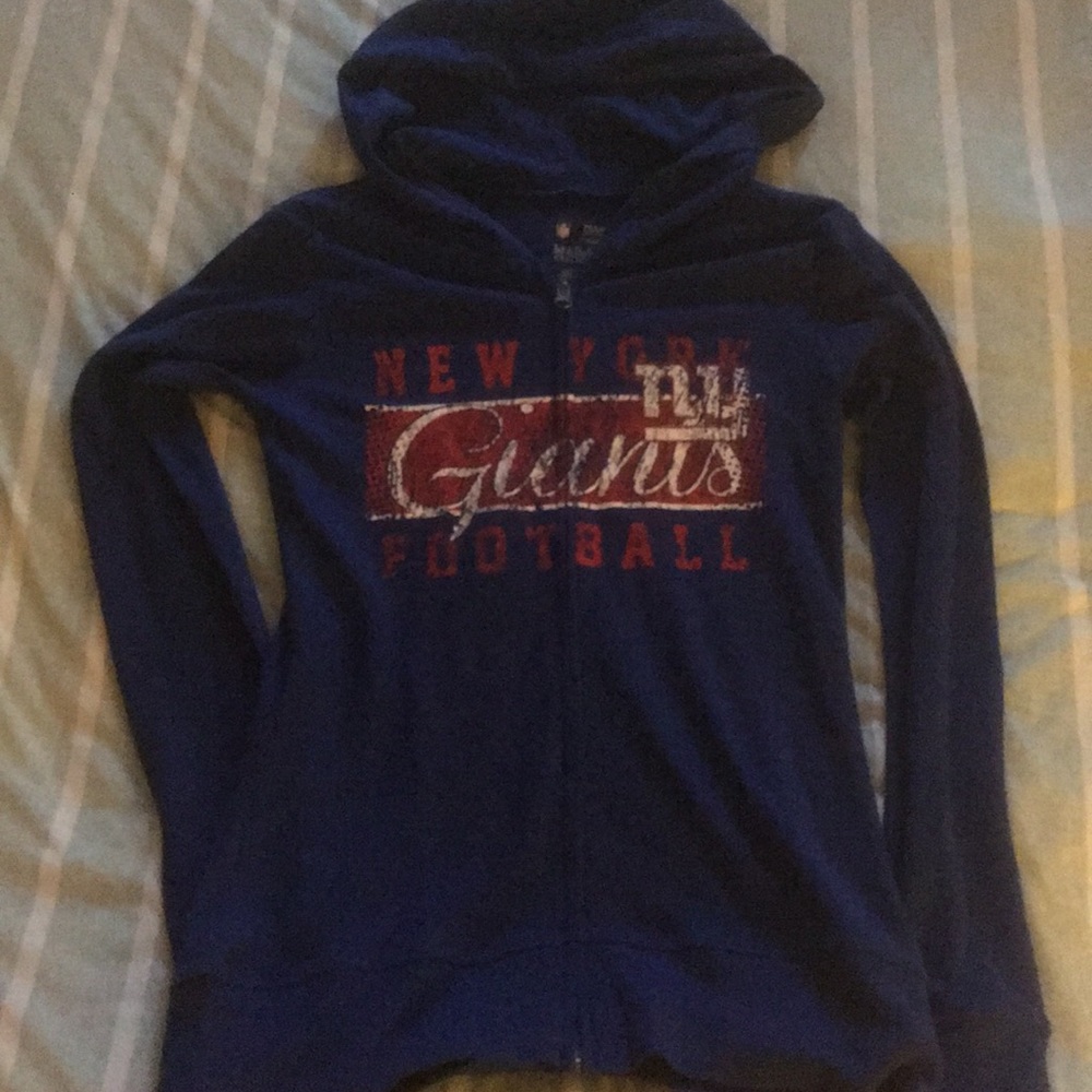 New York Giants zip up hoodie